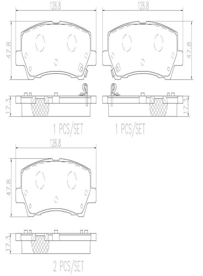 Brembo P24205N Disc Brake Pad Set - Image 2