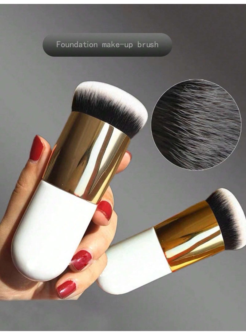 Shein Multi-Use Foundation Brush – Professional Brush for Foundation, Concealer, Blush & Face Contouring - Image 1