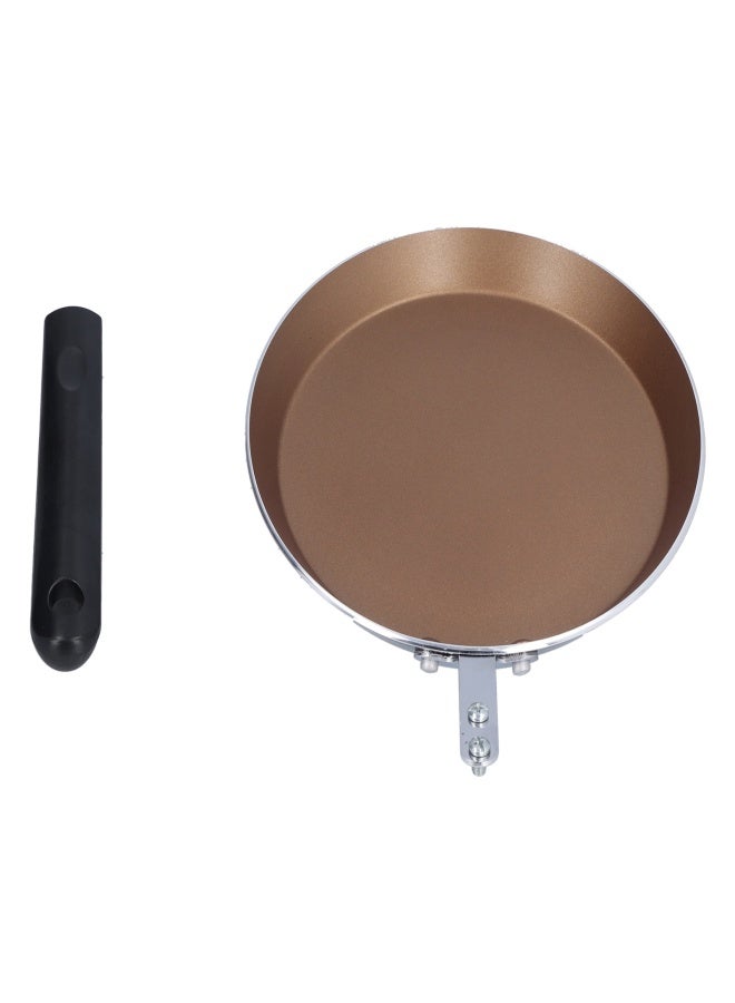 6in Frying Pan Flat Bottomed Pancake Pan Medical Stone Nonstick Frying Pan for Kitchen Induction Cooker - Image 1
