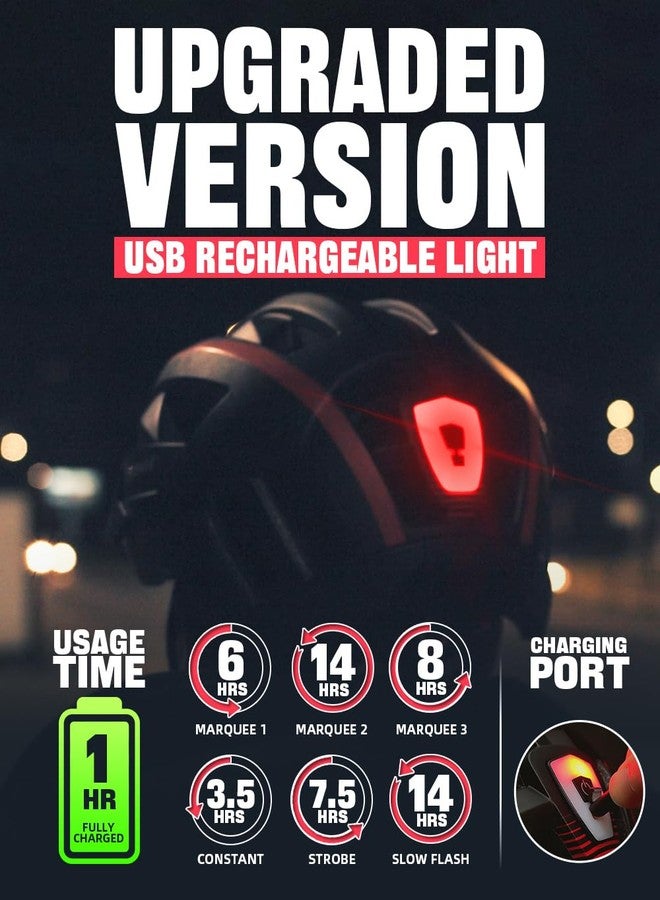  فيكتوال خوذة دراجة VICTGOAL مزودة بضوء خلفي قابل لإعادة الشحن عبر منفذ USB، ونظارات مغناطيسية قابلة للفصل، وواقي شمسي قابل للإزالة، وخوذات دراجات جبلية وطرقية للرجال والنساء، وخوذات ركوب الدراجات للبالغين (مقاس M: 54-58 سم، أسود وأحمر). - Image 4