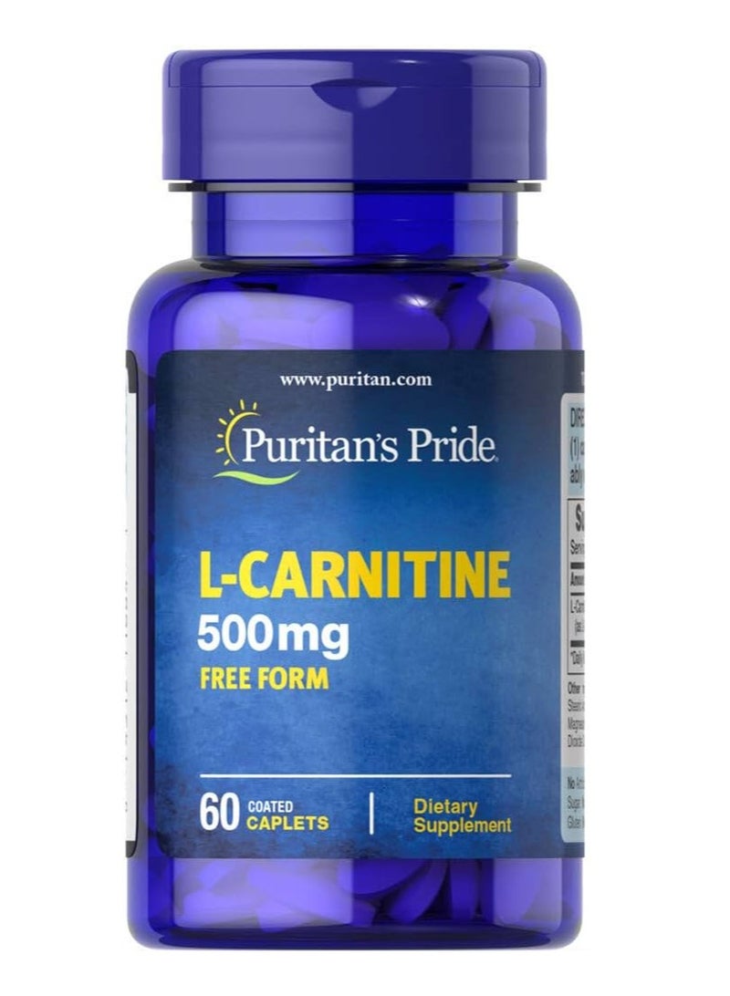 Puritan's Pride L-كارنيتين 500 ملغ كبسولات 60 - Image 1