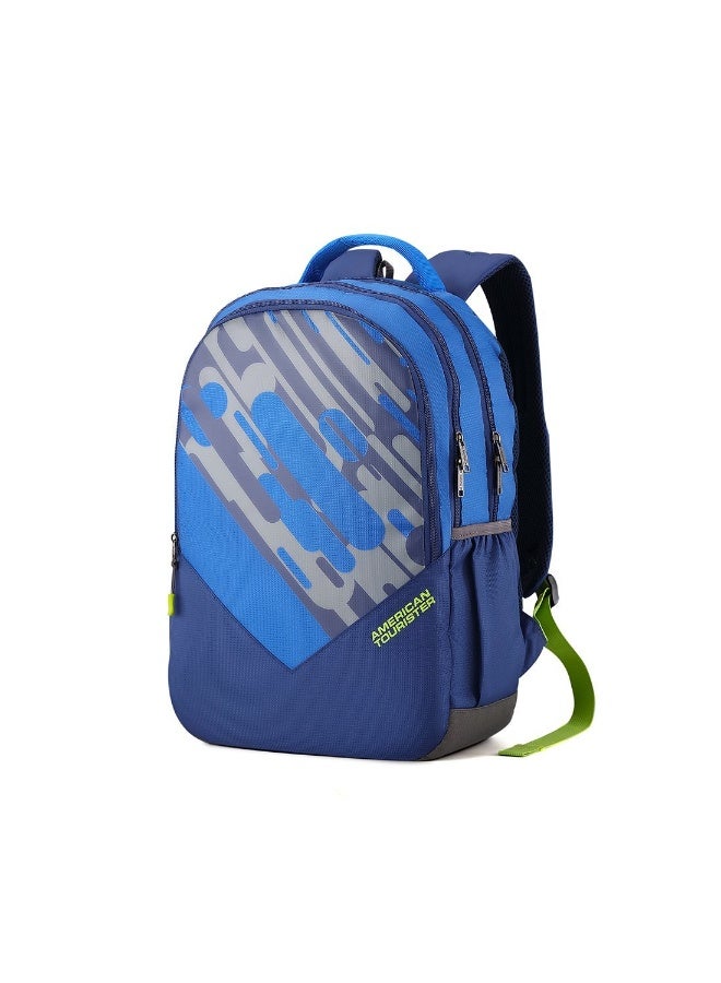 American Tourister 29 Ltrs Blue Casual Backpack (AMT Mist SCH BAG01 Blue) - Image 4