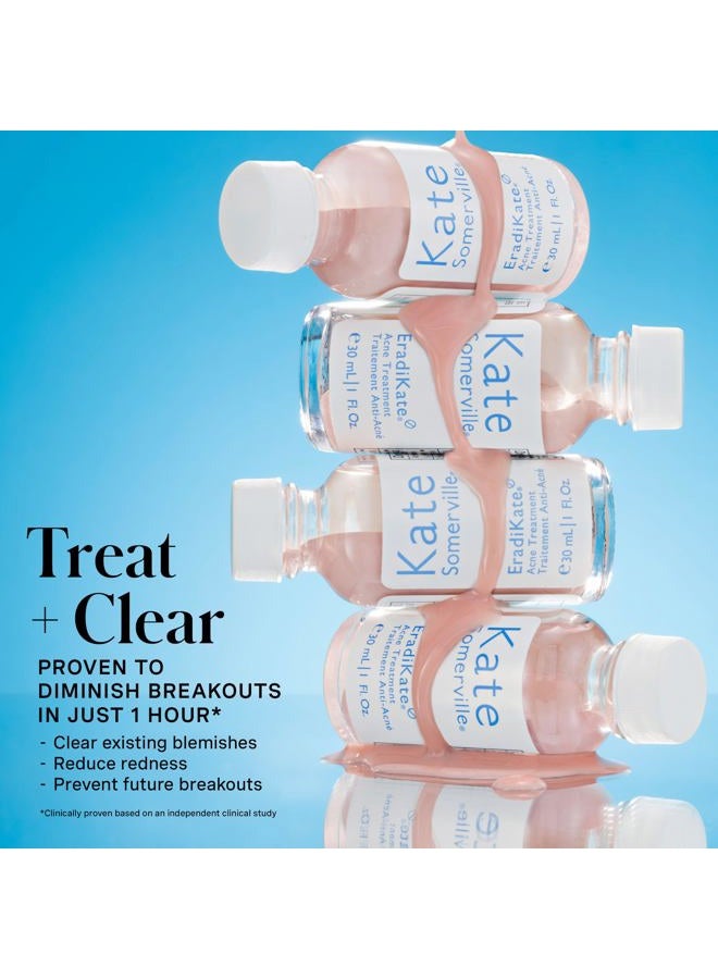 Kate Somerville EradiKate Acne Treatment - Clinically Formulated 10% Sulfur and BHA Spot Treatment – Clears Pimples, Cleans Pores and Prevents Breakouts, 1 Fl Oz - Image 3
