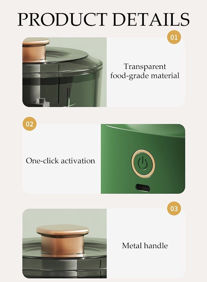 DUNISO Electric Chopper Meat Grinder Home Mini Food Chopper Rechargeable Food Processor Kitchen Mincer Blender for Meat, Vegetables, Fruits, Onion and Nuts，Garlic Baby Food - Image 5