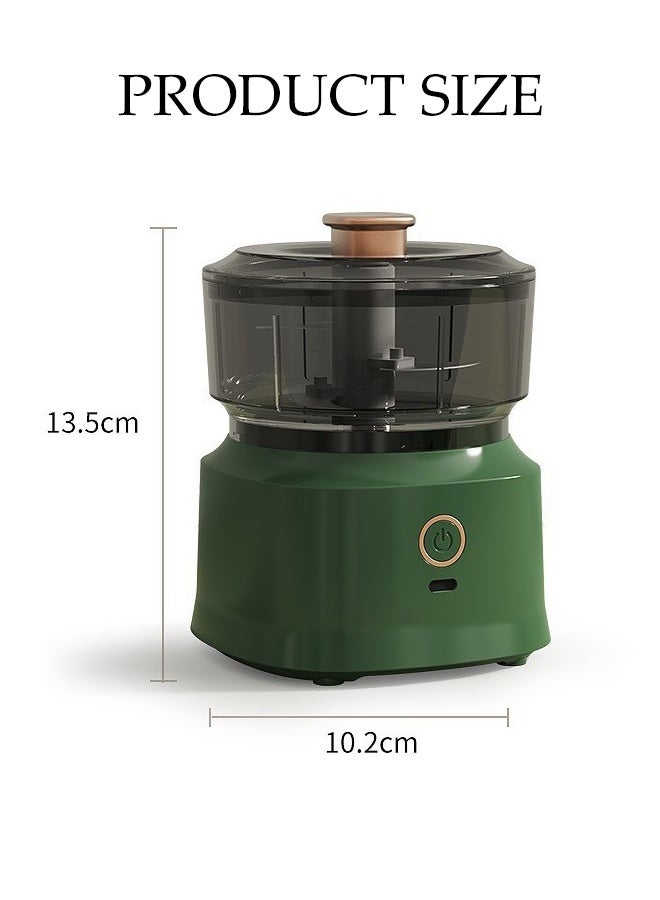 DUNISO Electric Chopper Meat Grinder Home Mini Food Chopper Rechargeable Food Processor Kitchen Mincer Blender for Meat, Vegetables, Fruits, Onion and Nuts，Garlic Baby Food - Image 4