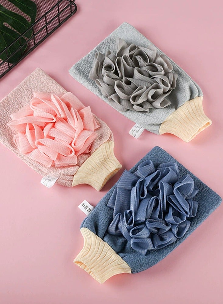 3pcs-Moroccan Exfoliating Bath Gloves - Image 1