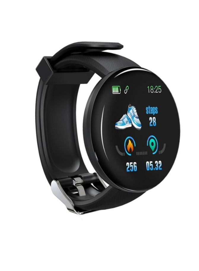 AROAQ D18 Heart Rate Blood Pressure Smartwatch Color Screen Fitness Tracker Smart Watch IP65 Waterproof Bracelet Electronicheart - Image 1