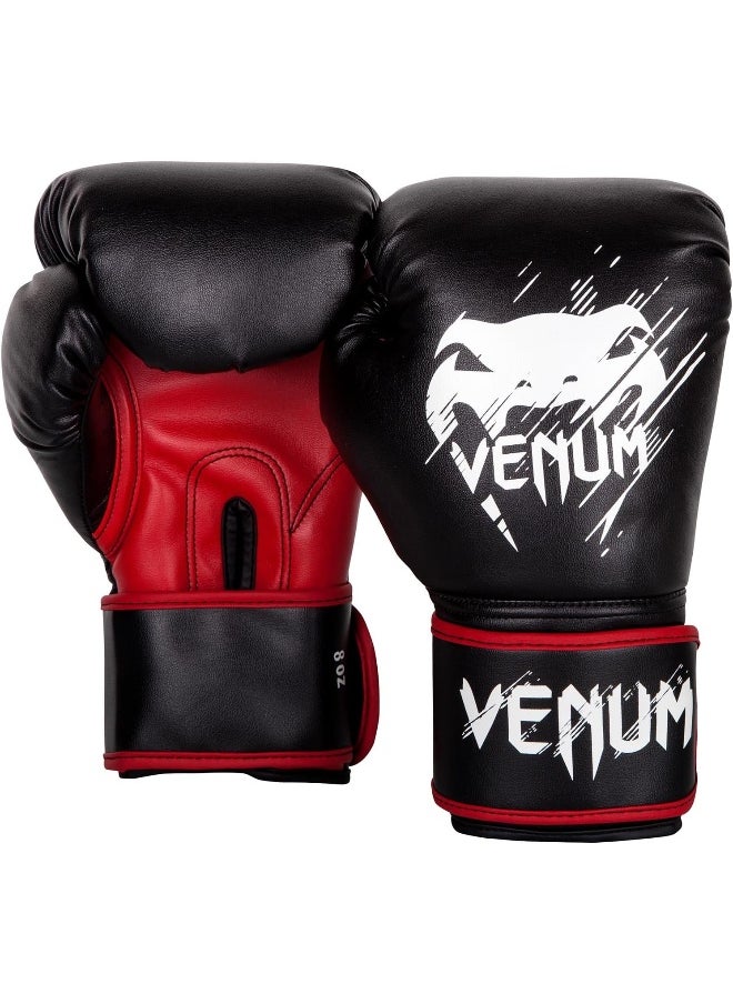 VENUM قفازات ملاكمة للأطفال من كونتندر، باللونين الأسود والأحمر، 6 أونصة  - Image 2