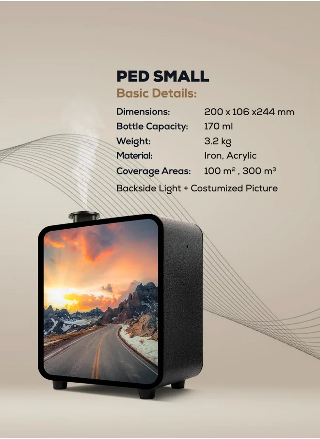 دكتور سينت دكتور سينت - جهاز نشر الصور بإضاءة LED (PED) - أسود - 150 (صغير)