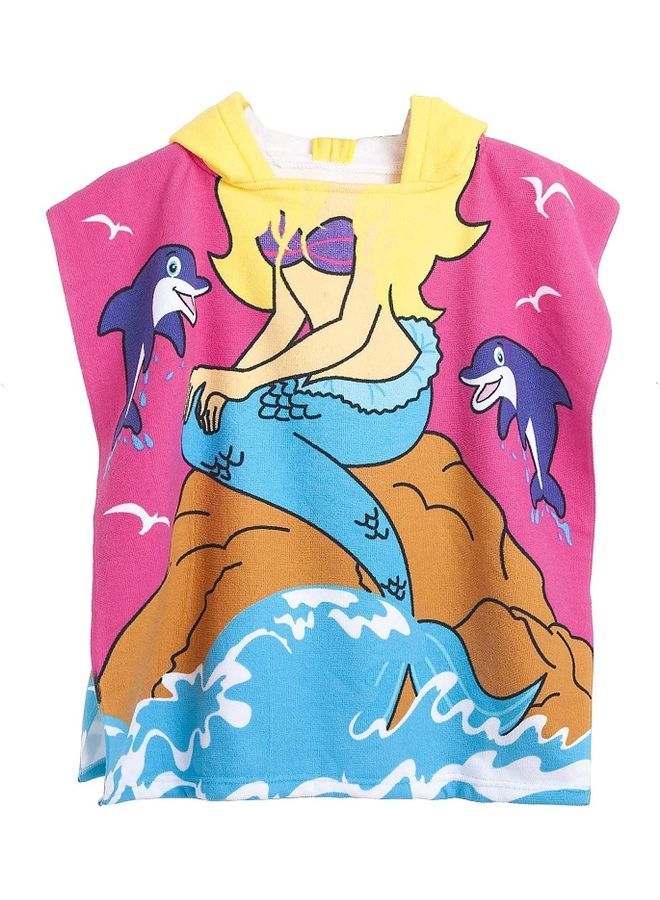 نيبمينينت منشفة استحمام بغطاء للرأس للشاطئ للأطفال متعدد الألوان 60X60سم - Image 1