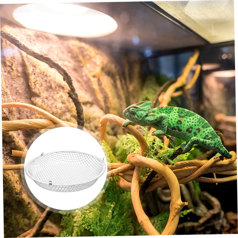 Reptile Heat Lamp Cover Mesh Shade Shell for Snake Turtle Gecko Tank - Image 5