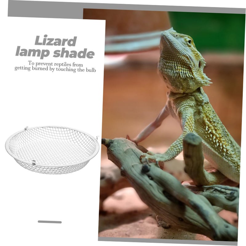 Reptile Heat Lamp Cover Mesh Shade Shell for Snake Turtle Gecko Tank - Image 4