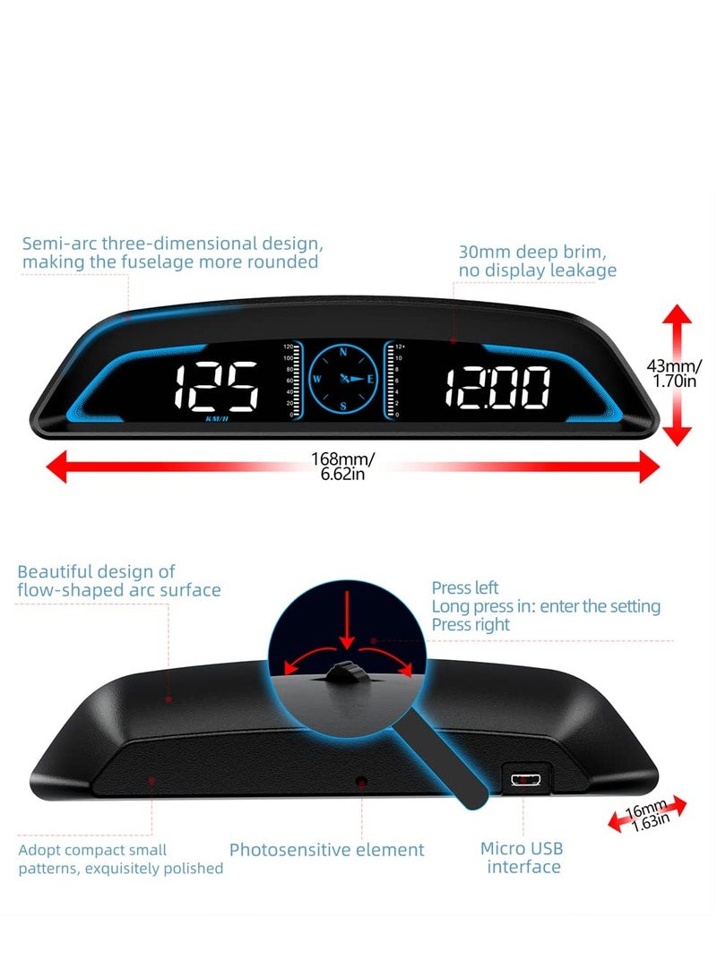GULFLINK Head Up Display GPS Speed Meter - Image 3
