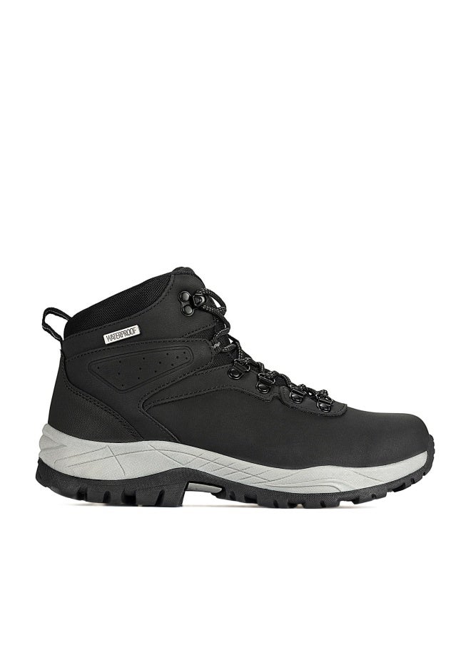 CC-Los Women's Hiking Boots Waterproof Outdoor Trekking Camping Trail Hiking Shoes Black Size 8 - Image 1
