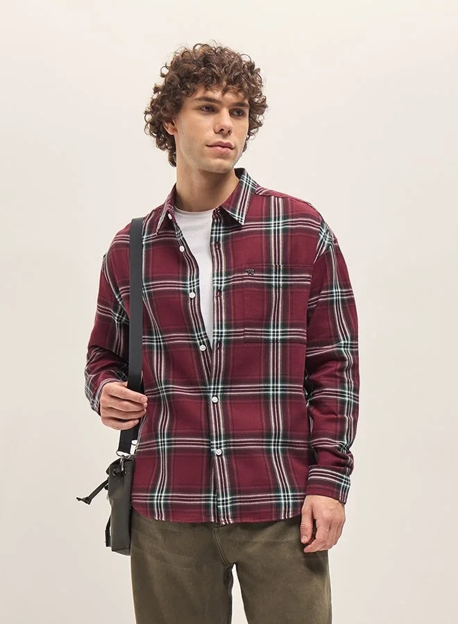 THE BEAR HOUSE Men's Shirt for Casual and Formal Wear | Classic Button-Down Style for Office, Daily Use, Travel, Events & All-Season Outfits | Versatile & Stylish Wardrobe Essential for Every Occasion