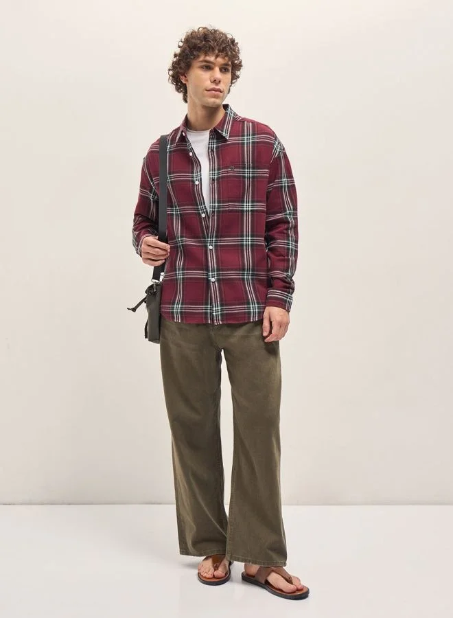 THE BEAR HOUSE Men's Shirt for Casual and Formal Wear | Classic Button-Down Style for Office, Daily Use, Travel, Events & All-Season Outfits | Versatile & Stylish Wardrobe Essential for Every Occasion