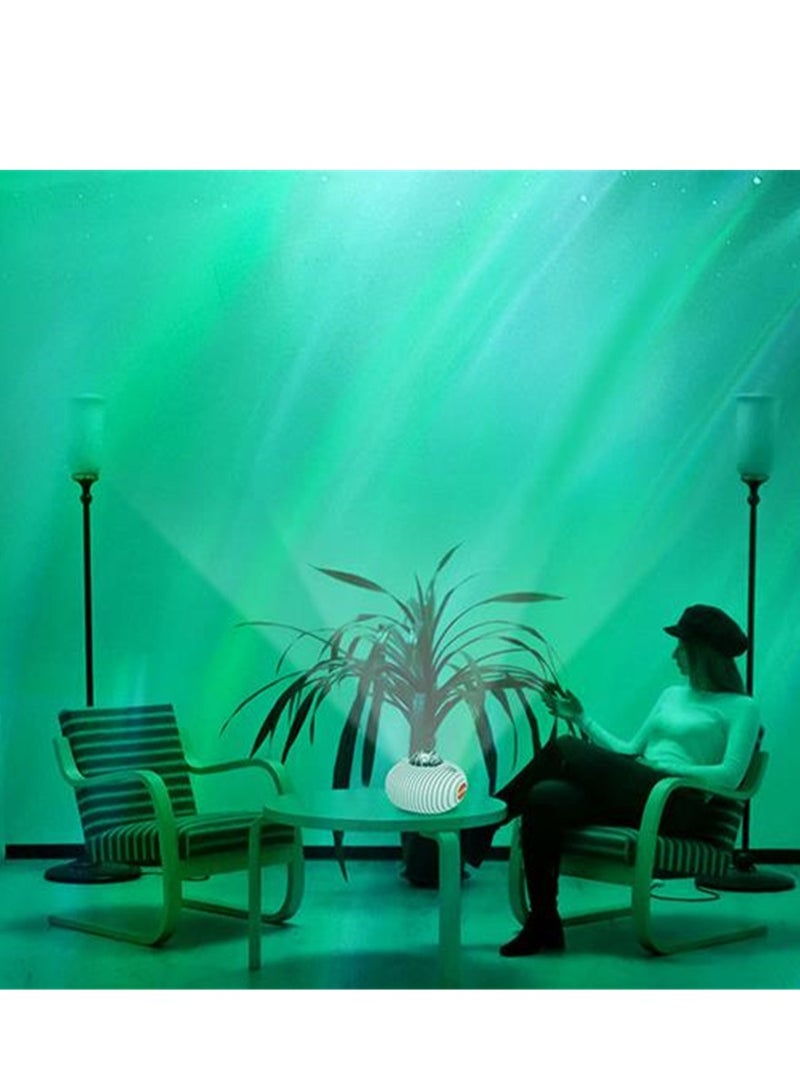 UFO Laser Projector Light Rechargeable Bluetooth Northern Lights Starry Sky Projector Light Ambient Light - Image 5