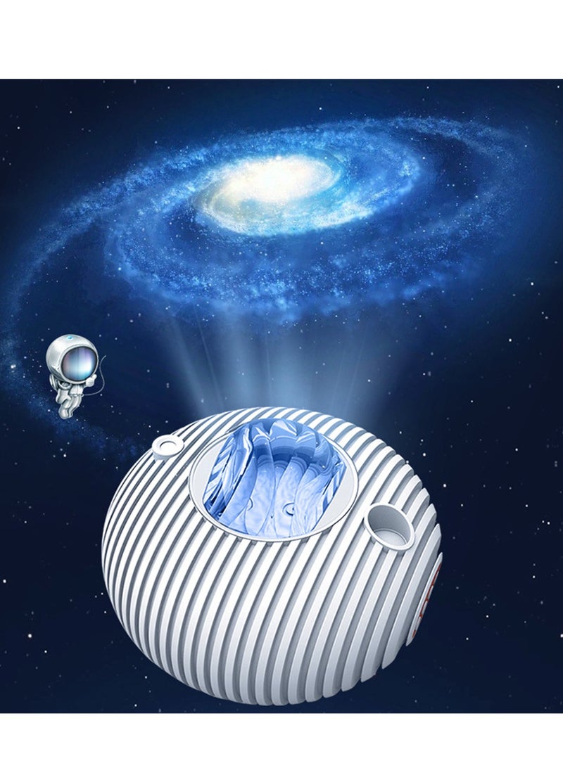 UFO Laser Projector Light Rechargeable Bluetooth Northern Lights Starry Sky Projector Light Ambient Light - Image 2
