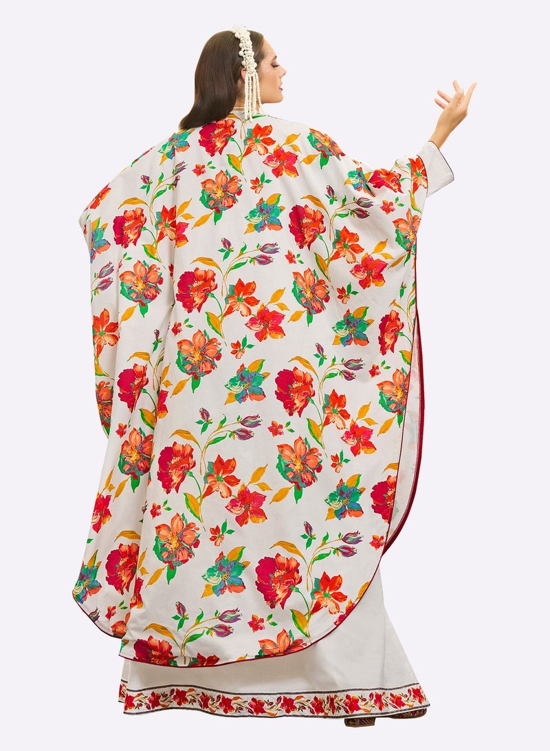 Sara Arabia 2 Piece Floral theme Jalabiya - Image 2