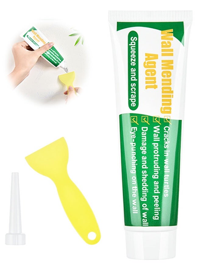 Wall Mending Agent Wall Spackle Repair Paste Drywall Repair Kit and Wall Mending Agent Quick and Easy Solution for Drywall Repair 100g - Image 1