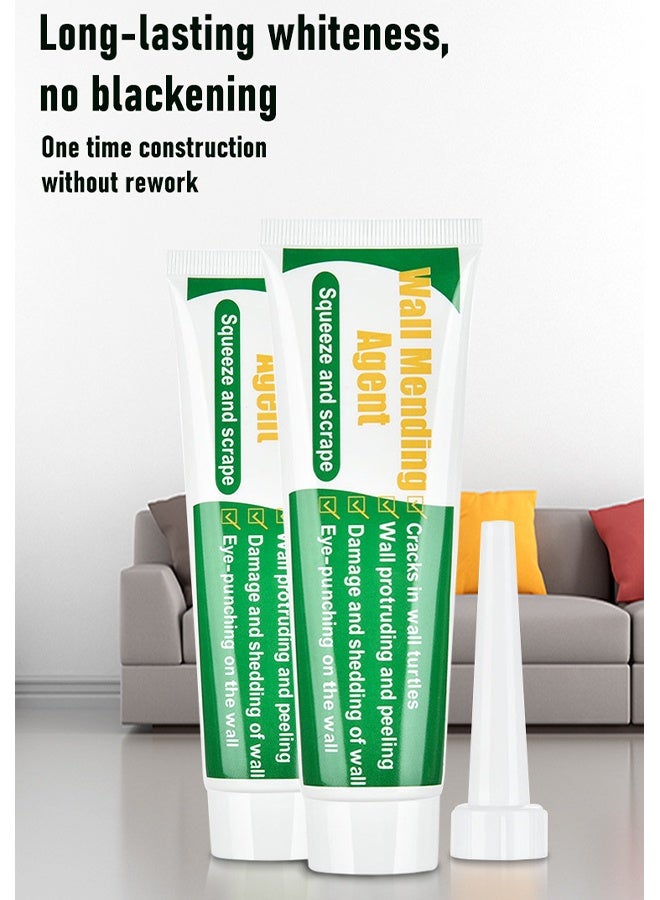 Wall Mending Agent Wall Spackle Repair Paste Drywall Repair Kit and Wall Mending Agent Quick and Easy Solution for Drywall Repair 100g - Image 5