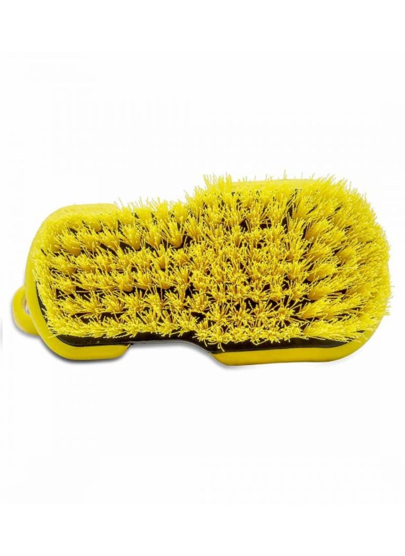 RHINOMOTIVE RHINOMOTIVE Heavy Duty Carpet Brush Yellow and Black 16.5 Cm  - Image 3