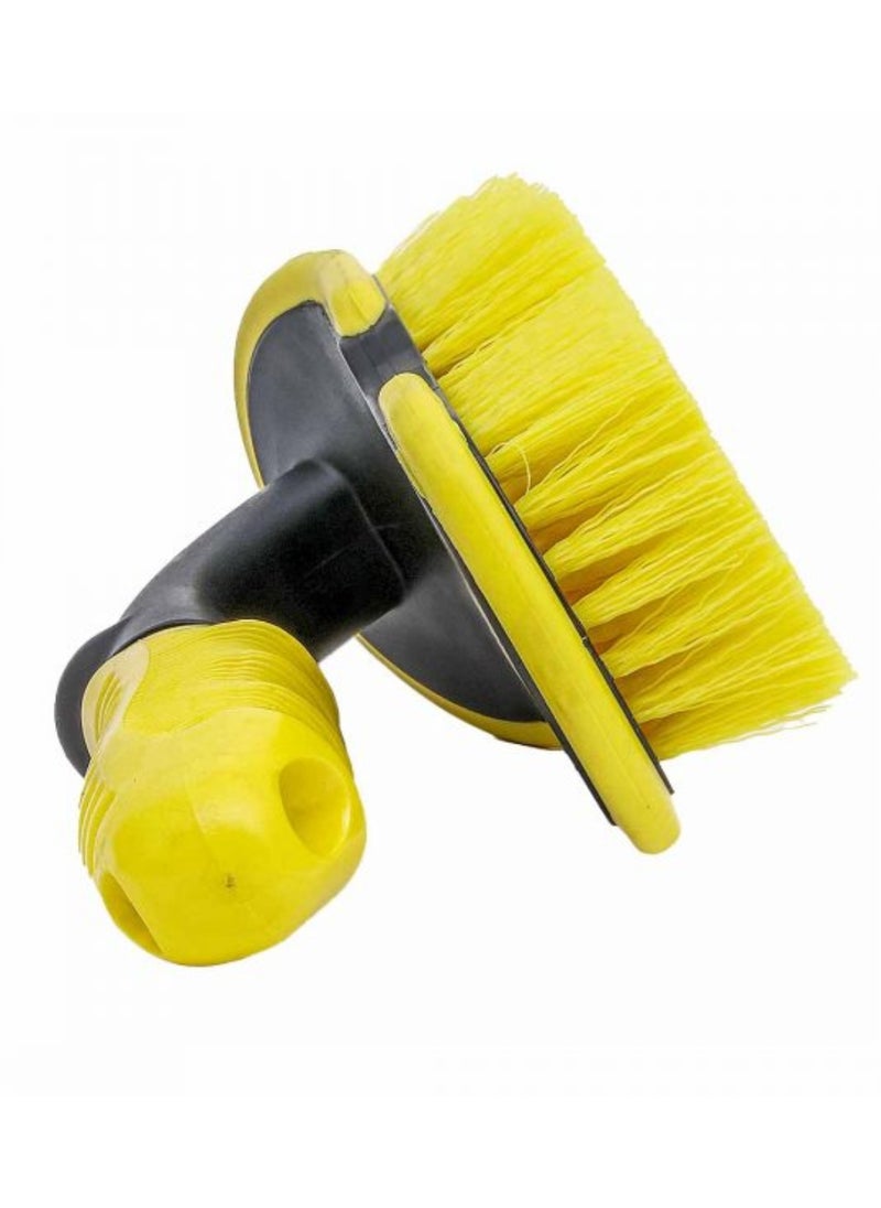 RHINOMOTIVE RHINOMOTIVE Heavy Duty Carpet Brush Yellow and Black 16.5 Cm  - Image 4