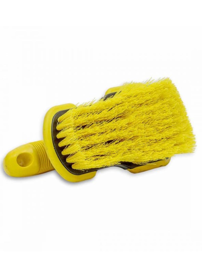 RHINOMOTIVE RHINOMOTIVE Heavy Duty Carpet Brush Yellow and Black 16.5 Cm  - Image 2