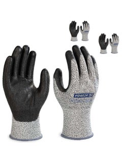 Cut Resistant Work Gloves, Excefore Safety Work Gloves PU Palm Coated Gloves, Warehouse Construction All Purpose Work Gloves (3 Pairs) - pzsku/Z1F5557C7734C79086CB8Z/45/_/1695823066/d030b798-ad70-4f72-9e59-f0b768d25d3b