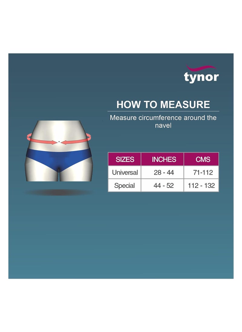 Tynor - Lumbo Support Uni is designed for convenience. This device helps in supporting and immobilizing the lumbosacral area, as well as correcting the postural deformity that leads to low back pains - Image 1