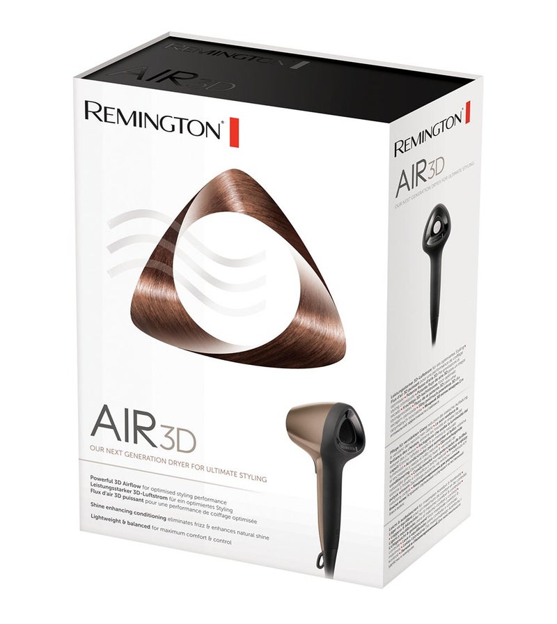 REMINGTON Remington D7777 Air 3D Dryer Metallic1800 Watts  - Image 2