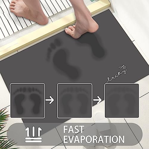 LYGLIGH Ultra Thin Door Mat Indoor Entrance, 1/10 in Thin Door Mats for Inside Entry, Non-Slip Rubber Backing Washable Doormat, Fade Resistant, Absorbent, Low Profile Dirt Trapper, 24"X16", Black - Image 5