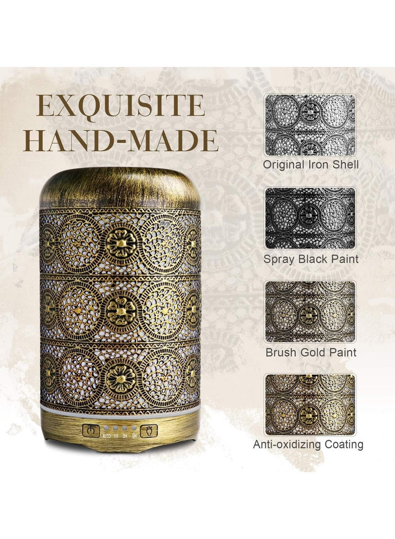 general 250ml Metal Essential Oil Diffuser, Aromatherapy Diffuser, Air Humidifier, 7 Colors Night Light, Auto Off Timer, Office Bedroom - Image 5