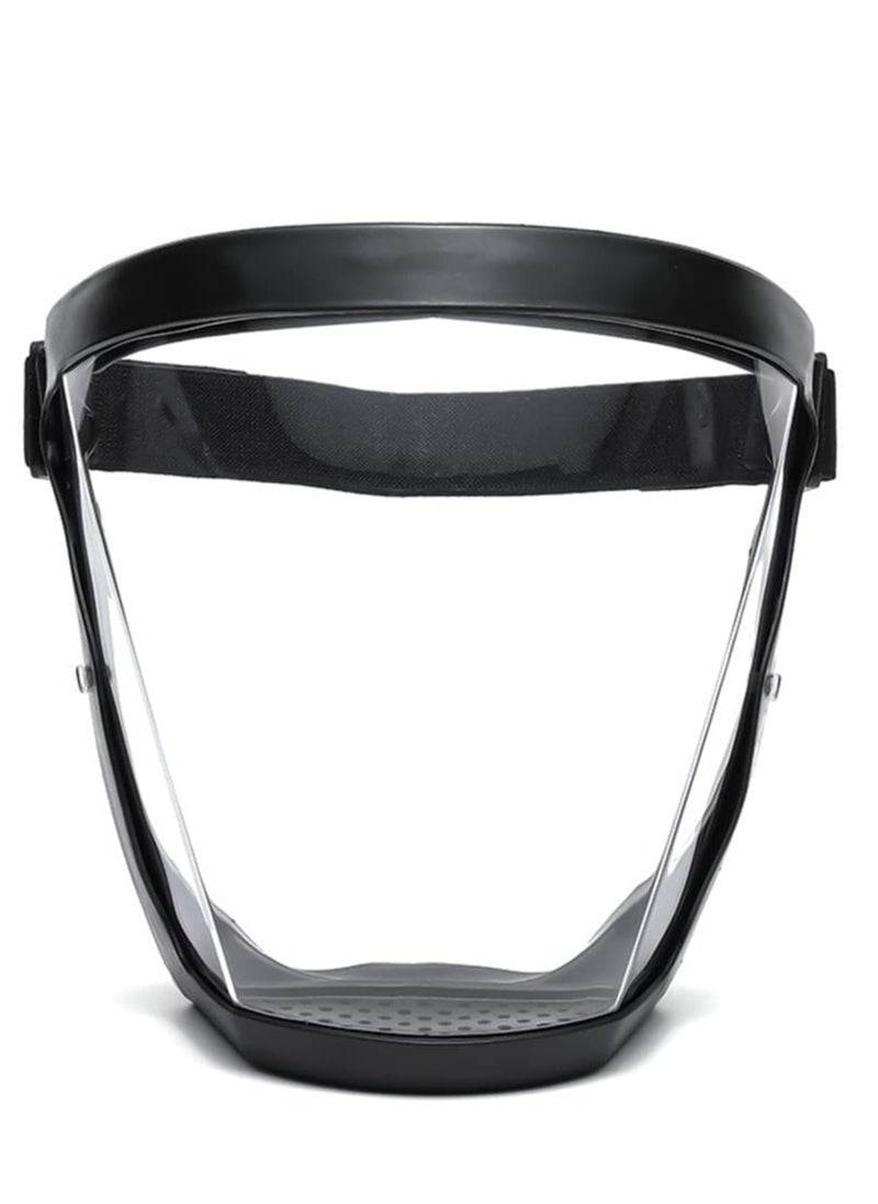 Generic - Super Protective Face Shield, Transparent Anti-Fog Full Face Safety Shield, Unisex All-Inclusive Face Protection with Detachable Filter, Reusable Eye, Nose, Mouth Protection - Image 1