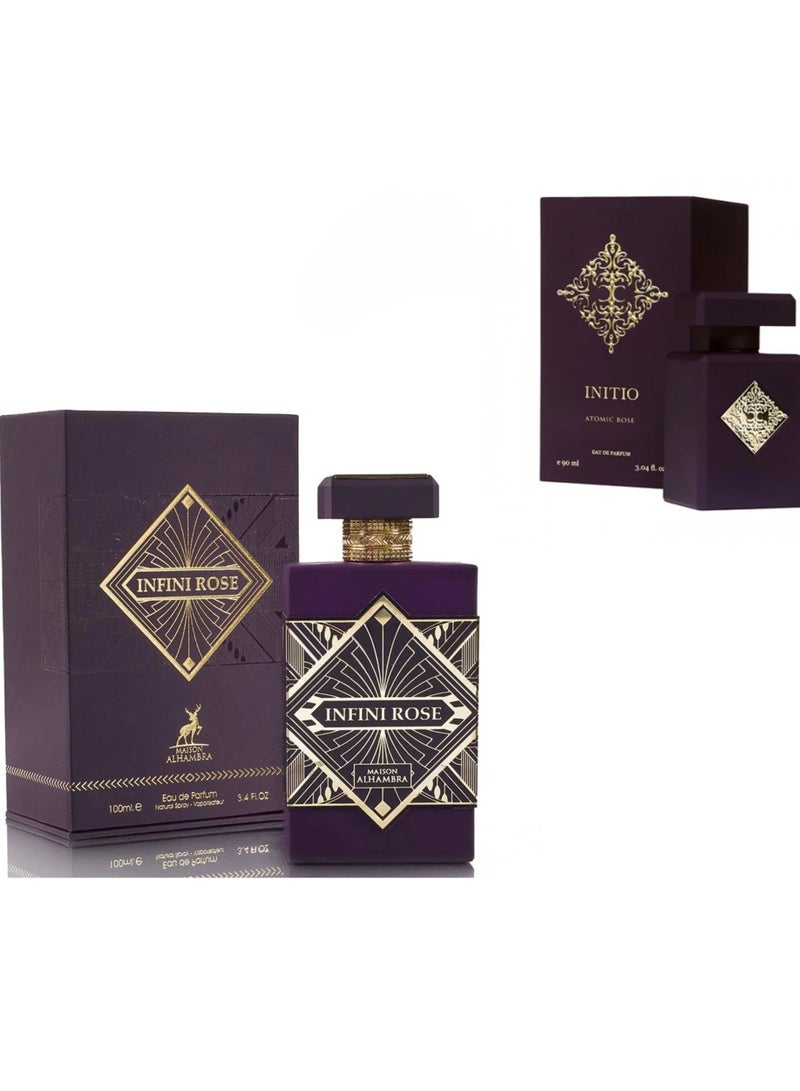 MAISON ALHAMBRA Infini Rose Eau de Parfum unisex - 100 ml (Inspired by Initio Atomic Rose)  - Image 3