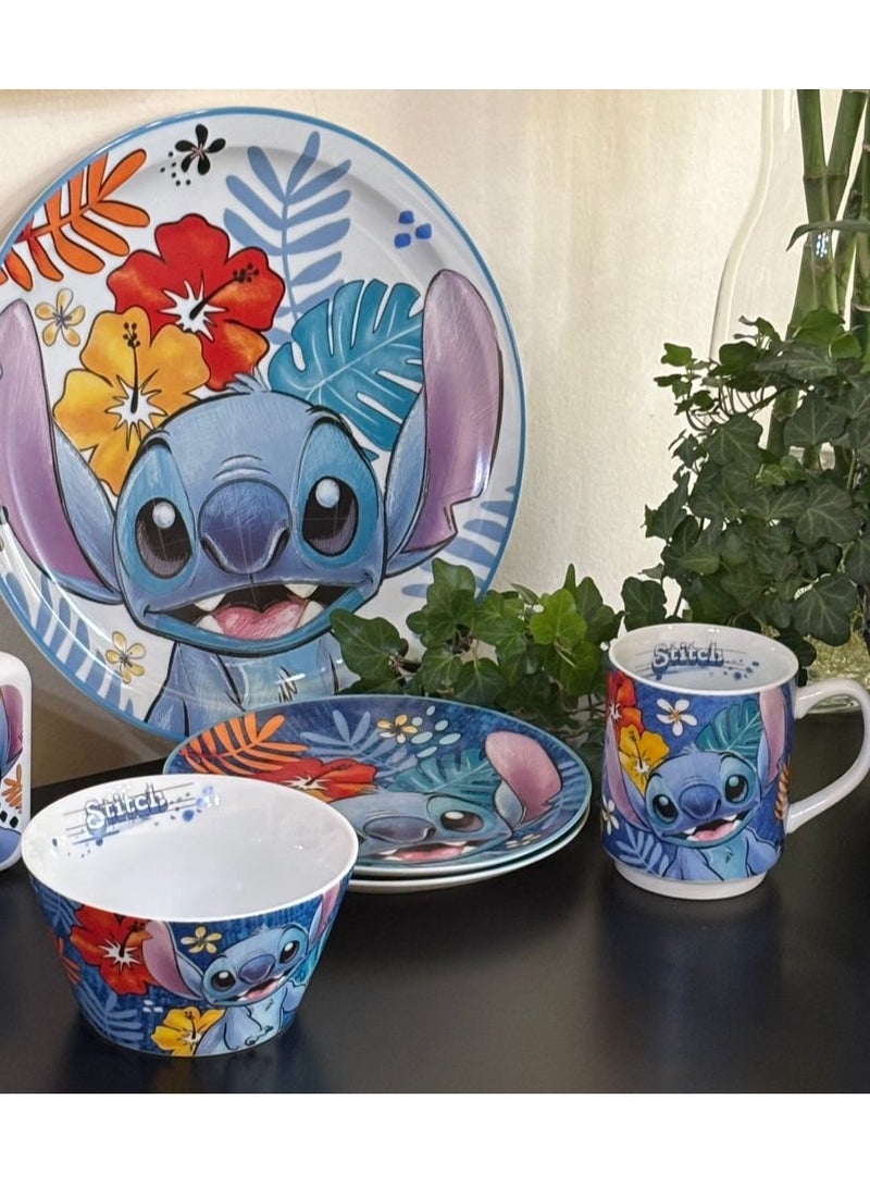 EGAN Stackable Mug Stitch Ml 350 Orange color Material is Porcelain and safe Dishwasher, Microwave - Image 3