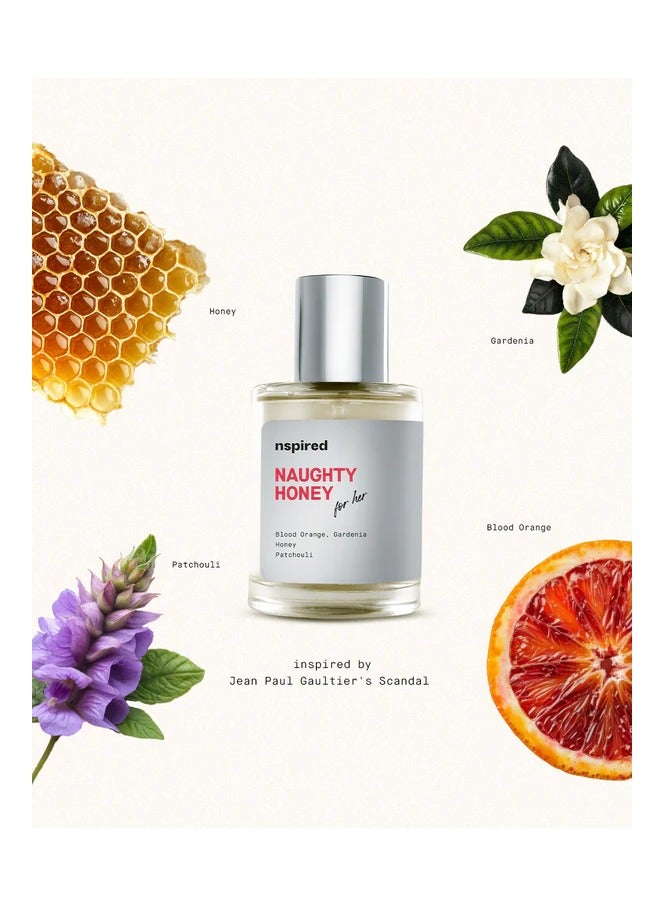 Nspired Beauty Naughty Honey EDT for Women – Gourmand Floral Perfume - Image 1