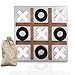 Play Platoon Metal Wood Magnetic Tic Tac Toe Wall Mounted Games 135 Inch Table Top Playroom Decor or Wall Mounted Room Decor Rustic Board Game Room Accessories - Image 3