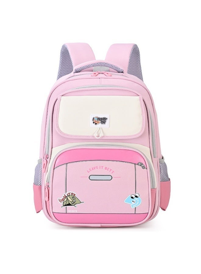 Kids School Backpack Grades 1-3, Large Capacity Waterproof Ergonomic Lightweight Bag - Image 1