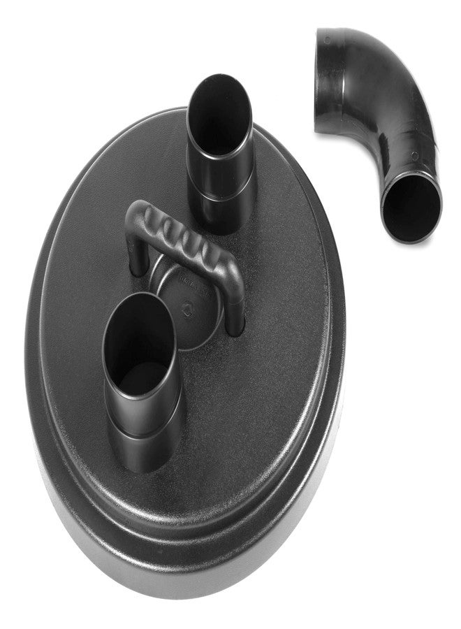 WEN 12-Inch Cyclone-Style Dust Collection Separator Lid with 2.5-Inch Dust (DCA021) - Image 4