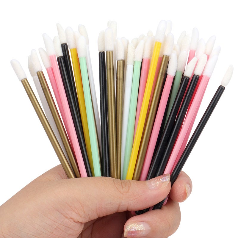 Hollow Lip Brush Disposable 50pcs per Bag - Image 5