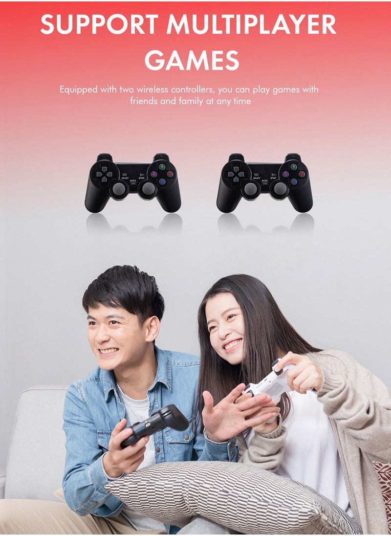 Portable Video Game Console, Wireless Controllers, 50 Emulators, 40000+ Games For PS1/N64/DC