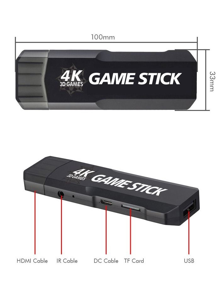 Portable Video Game Console, Wireless Controllers, 50 Emulators, 40000+ Games For PS1/N64/DC
