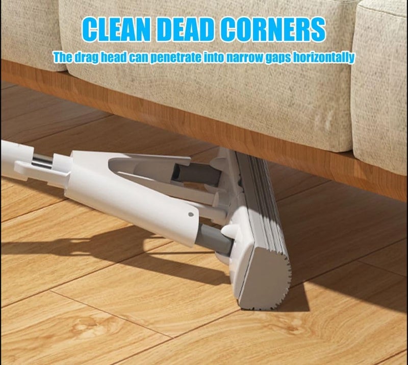Calyrex PVA Sponge Mop Stainless Steel Butterfly Mop for Efficient Floor Cleaning Durable Sponge Mop Stick Ideal for Floor Bathroom Window Cleaning - Image 4