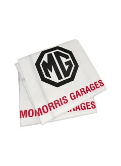 MG Universal Car Seat Dust Dirt Protection Cover, Extra Protection For Your Seat 2 Pcs Set, Car Seat Cover, White  - Image 1