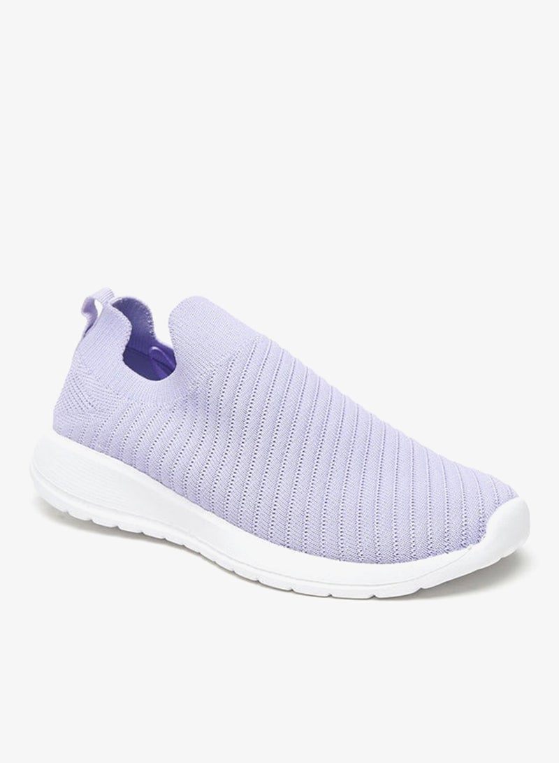 Oaklan by Shoexpress Girls Mesh Detail Slip-On Sports Shoes - Image 1