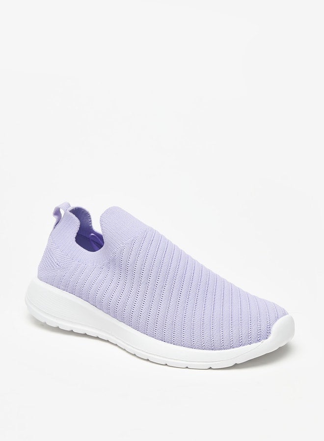 Oaklan by Shoexpress Girls Mesh Detail Slip-On Sports Shoes  - Image 1