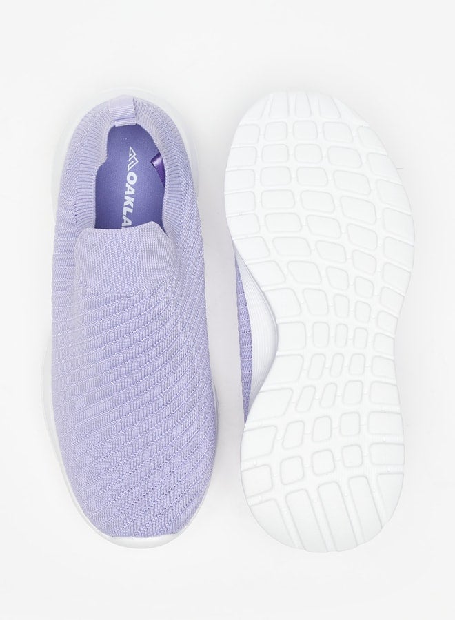 Oaklan by Shoexpress Girls Mesh Detail Slip-On Sports Shoes  - Image 4