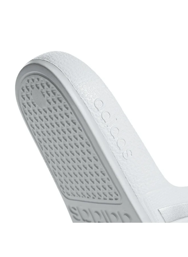 Adidas Adidas Adilette Aqua K U White Sportswear Sandals/Slippers For Kids