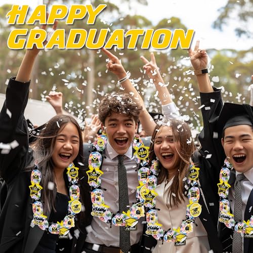 Asekonc Candy Leis for Graduation 2026 Candy Leis Tubing Making Ket Graduation Lei Accessories Ribbon Grad Stickers DIY Grad Candy Bag for Grad Party Favor - Image 5